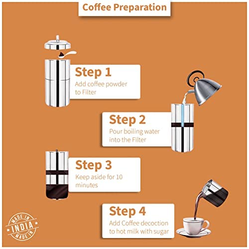 Chikkamagalur Premium Filter Coffee Powder + Indian Coffee Filter