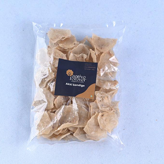 Akki Sandige(mini rice papad) - NativeForever