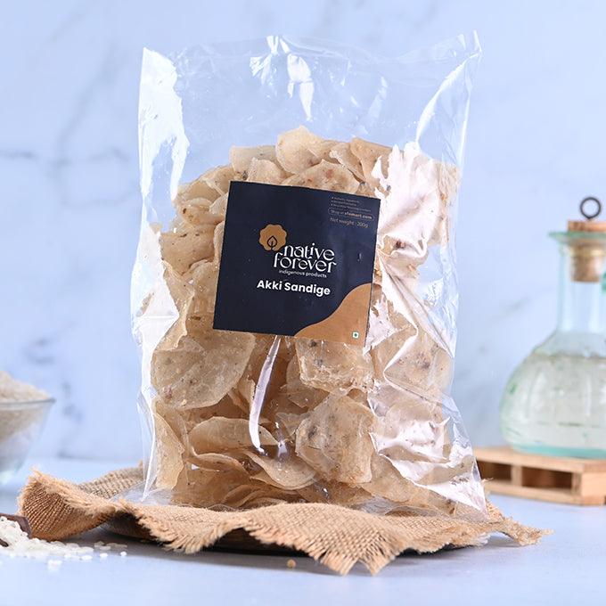 Akki Sandige(mini rice papad) - NativeForever