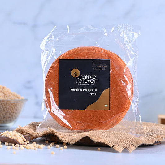 Uddina Happala Spicy(Urad Dal Papad) - NativeForever