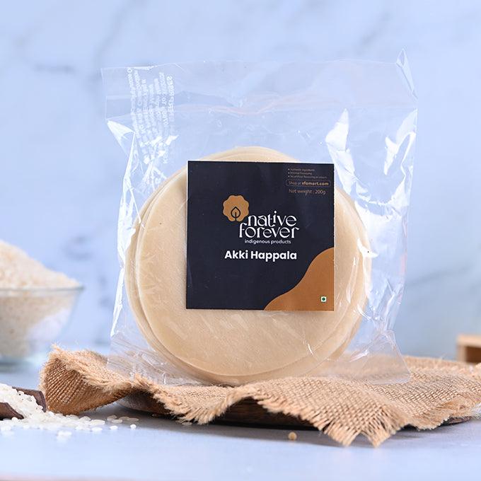 Akki Papad(Rice Papad) - NativeForever