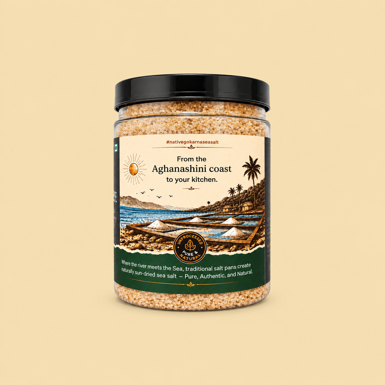 Gokarna Sea Salt Lite - Iodized & Finely cleaned