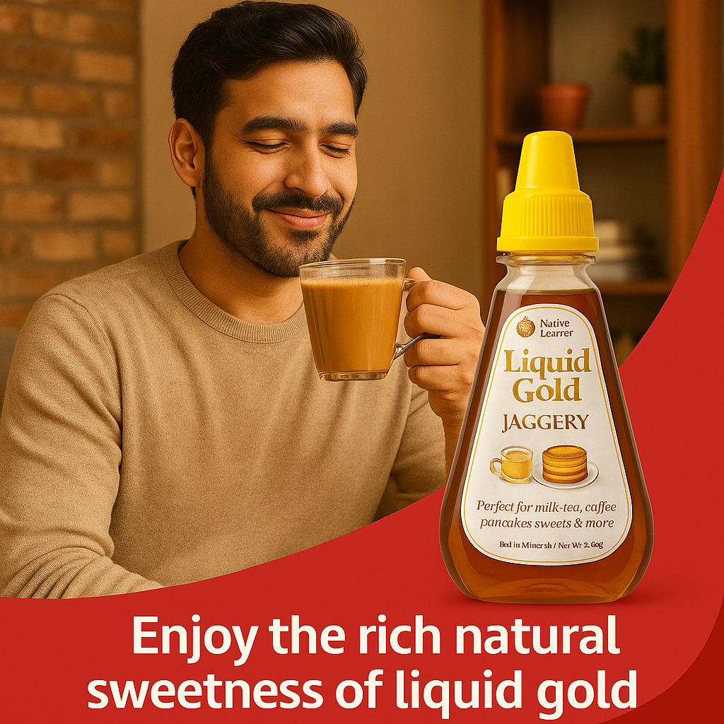 Liq.Gold Jaggery | Premium Natural Sweetener - NativeForever
