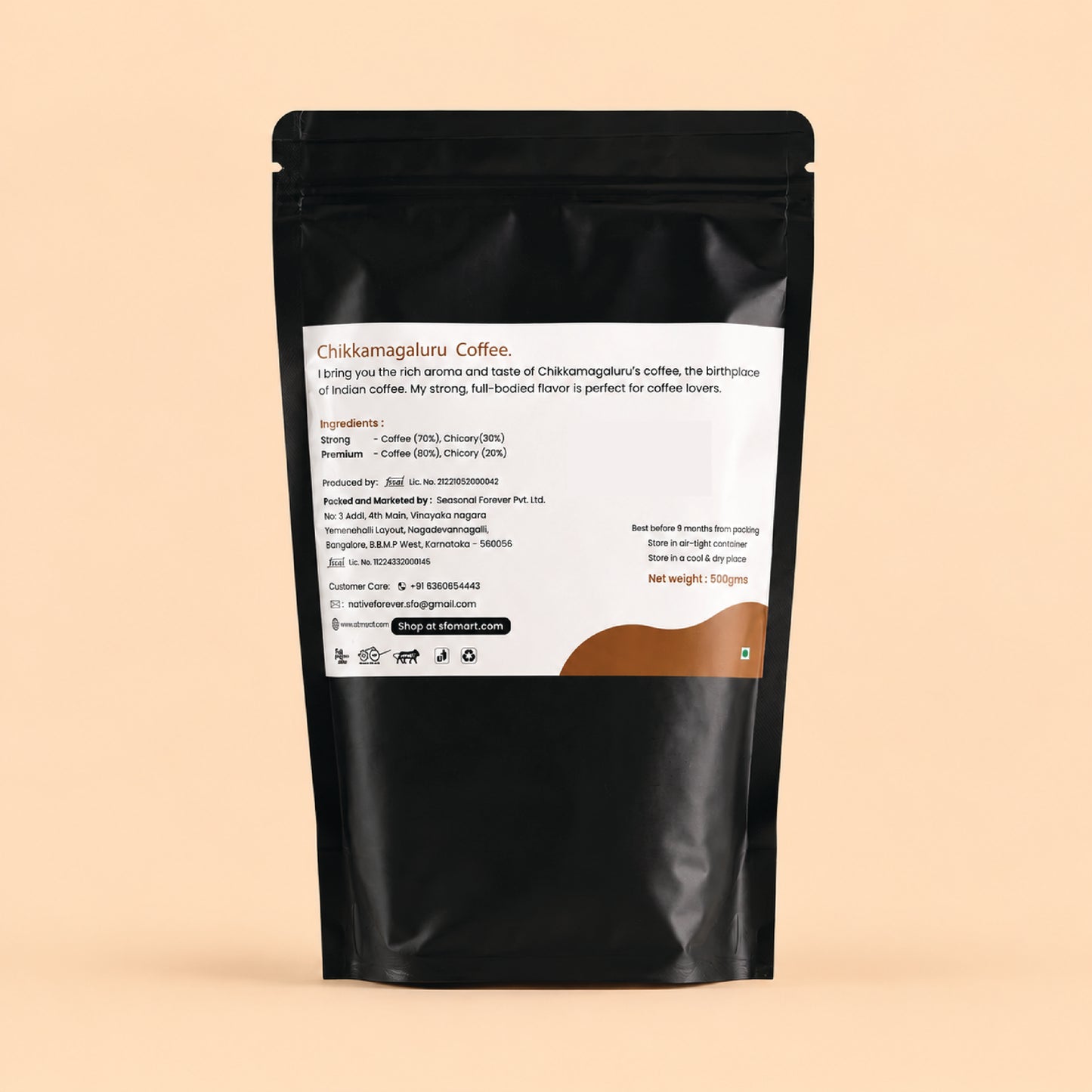 Premium Coffee Powder (250 gm) + Indian Coffee Filter