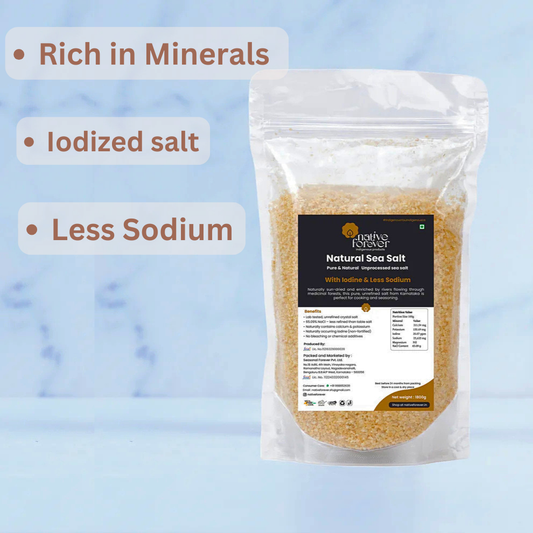 Natural  Sea Salt  | Mineral Rich, Unprocessed & Organic