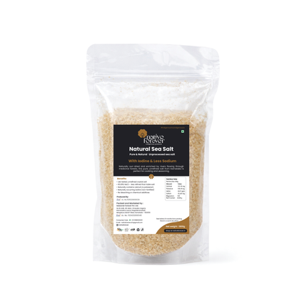 Natural  Sea Salt  | Mineral Rich, Unprocessed & Organic | Perfect for Cooking, Seasoning & Health Benefits