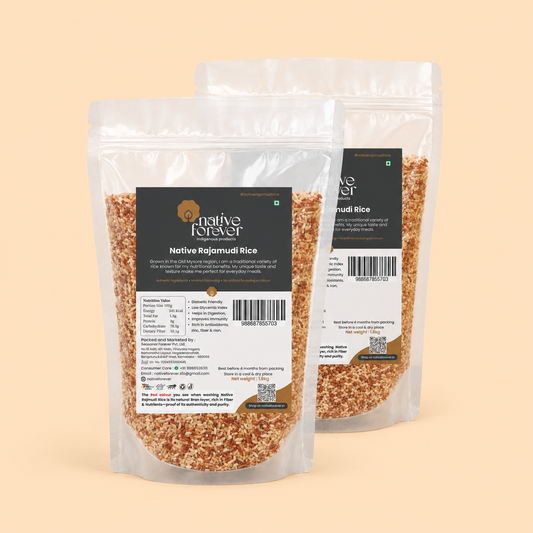Rajamudi Red Rice 3.6 kg ( Free Liquid Jaggery worth Rs 185)
