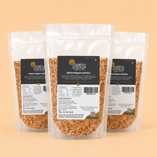 Native Rajamudi Red Rice 5.4Kg (Free Liquid Jaggery worth Rs 295/-)