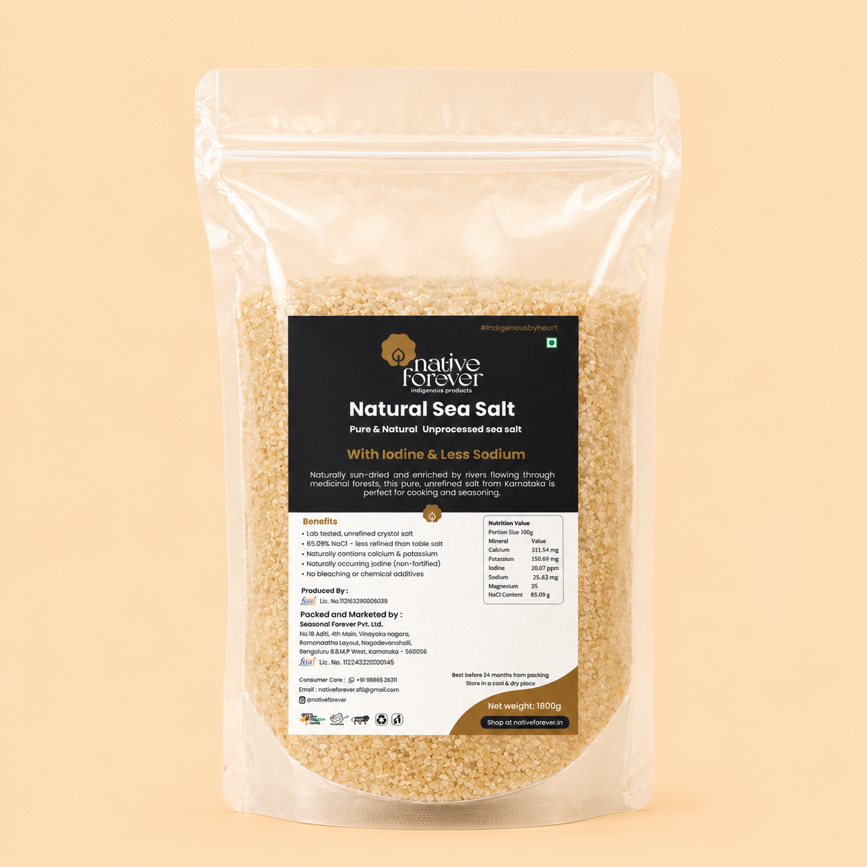 Natural  Sea Salt  | Mineral Rich, Unprocessed & Organic