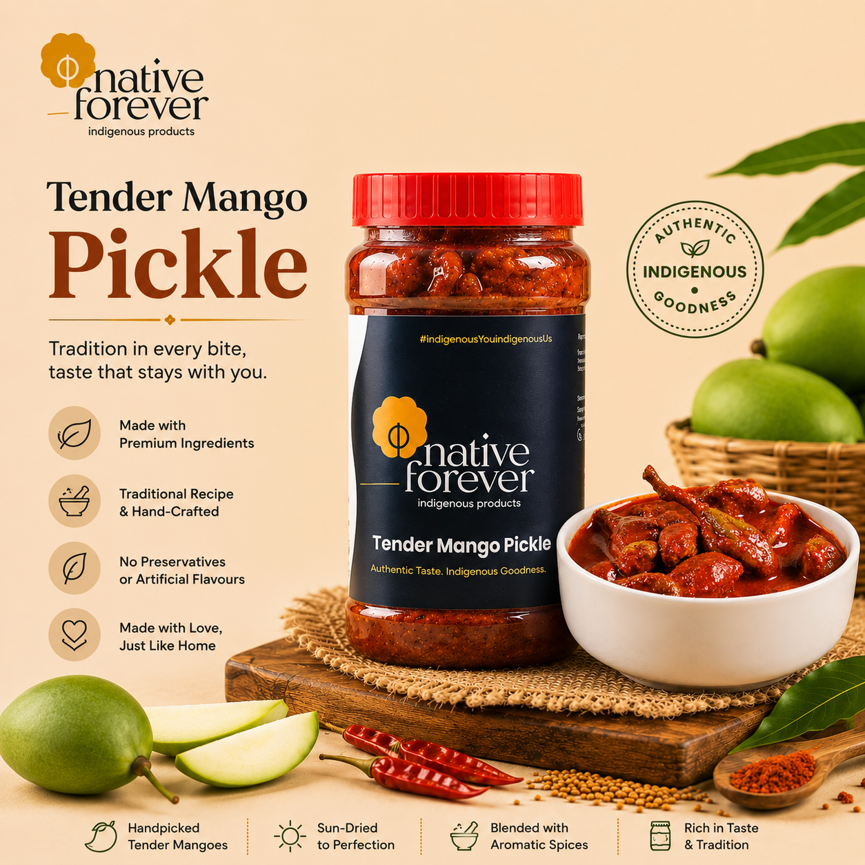 Appemidi (Tender Mango) Pickle