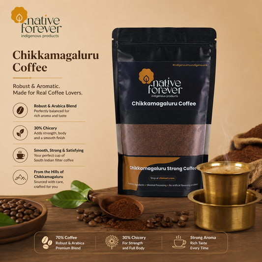 Premium Coffee Powder (250 gm) + Indian Coffee Filter