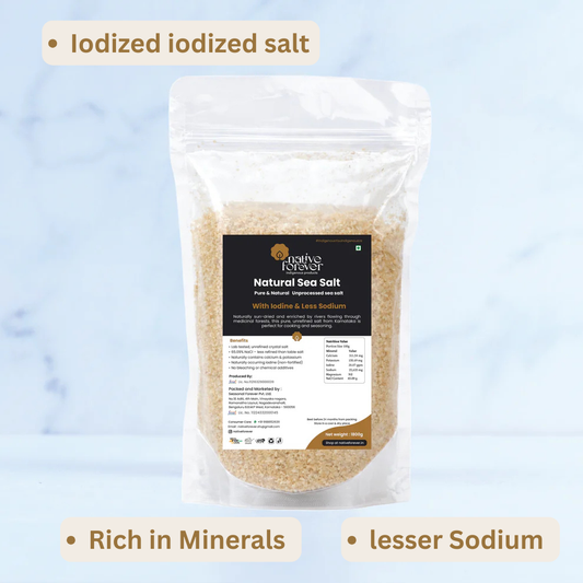 Natural  Sea Salt  | Mineral Rich, Unprocessed & Organic