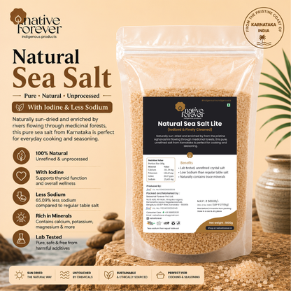 Natural  Sea Salt  | Mineral Rich, Unprocessed & Organic